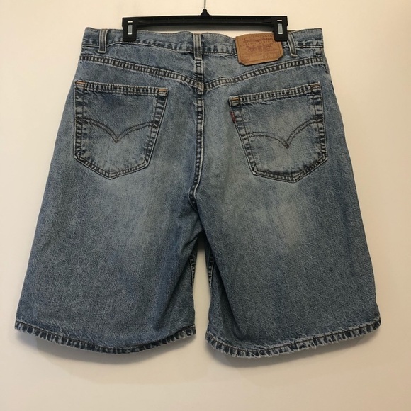 Levi’s 550 Relaxed Fit Denim Medium Wash Jean Shorts - 36 - Picture 3 of 6